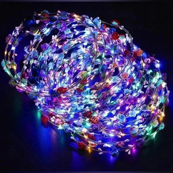 30 piece LED floral crowns - Picture 2 of 5